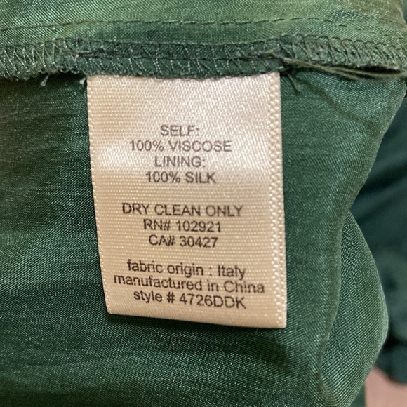 Development green dress - Picture 5 of 6